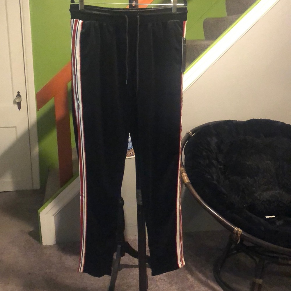 Modern Culture velvet joggers, L, NWT. SOLD!!!